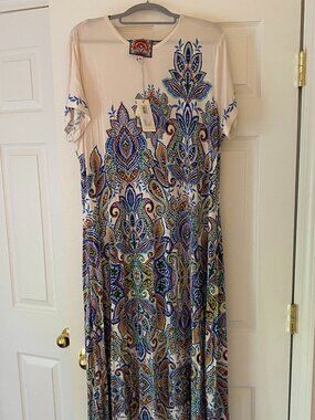 Johnny Was NWT Janie Cap Sleeve Ruta Dress